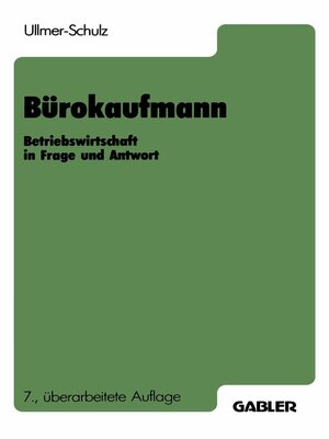 cover image of Bürokaufmann